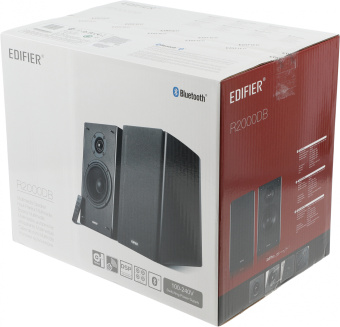 Колонки Edifier R2000DB 2.0 черный/черный 120Вт BT - купить недорого с доставкой в интернет-магазине