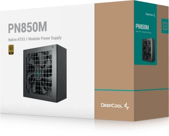 Блок питания Deepcool ATX 850W PN850M V2 Gen.5 80+ gold (20+4pin) APFC 120mm fan 8xSATA RTL - купить недорого с доставкой в интернет-магазине