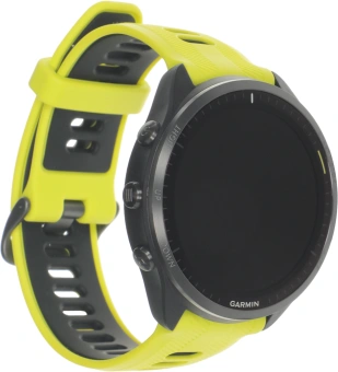Смарт-часы Garmin Forerunner 965 47мм 1.4" AMOLED корп.черный рем.черный/желтый разм.брасл.:135-205мм (010-02809-12) - купить недорого с доставкой в интернет-магазине