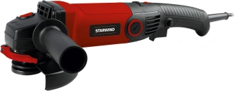 Углошлифовальная машина Starwind AG125LE-1300 1300Вт 11000об/мин рез.шпин.:M14 d=125мм - купить недорого с доставкой в интернет-магазине