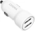 Автомобильное зар./устр. Digma DGC1С 12W 2.4A 2xUSB белый (DGC1C2LX22WH) - купить недорого с доставкой в интернет-магазине