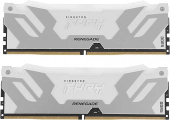 Память DDR5 2x32GB 6400MHz Kingston KF564C32RWAK2-64 Fury Renegade XMP RGB RTL Gaming PC5-51200 CL32 DIMM 288-pin 1.4В kit single rank с радиатором Ret - купить недорого с доставкой в интернет-магазине