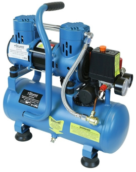 Компрессор поршневой Sturm! AC93210OL безмасляный 180л/мин 10л 900Вт синий/черный - купить недорого с доставкой в интернет-магазине