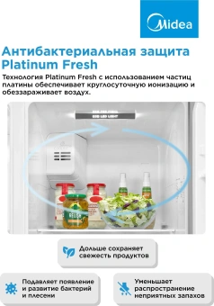 Холодильник Midea MDRS710FGE46 2-хкамерн. нержавеющая сталь инвертер - купить недорого с доставкой в интернет-магазине