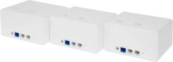 Бесшовный Mesh роутер Mercusys Halo H90X(3-pack) AX6000 10/100/1000BASE-TX белый (упак.:3шт) - купить недорого с доставкой в интернет-магазине