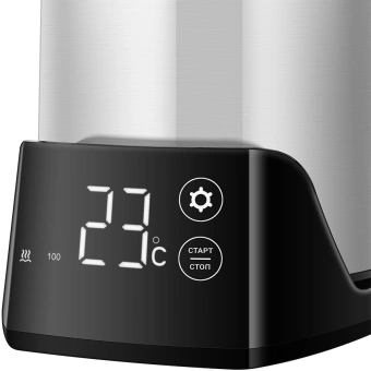 Чайник электрический Kitfort КТ-6691 1.5л. 1500Вт черный/нержавеющая сталь корпус: нерж.сталь/пластик - купить недорого с доставкой в интернет-магазине