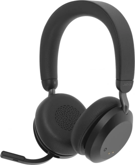 Наушники с микрофоном Jabra Evolve2 75, Link380a UC Stereo Black черный накладные BT оголовье (27599-989-999) - купить недорого с доставкой в интернет-магазине