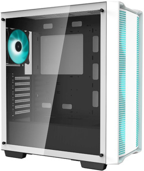 Корпус Deepcool CC560 V2 белый без БП ATX 8x120mm 5x140mm 1xUSB2.0 audio bott PSU - купить недорого с доставкой в интернет-магазине