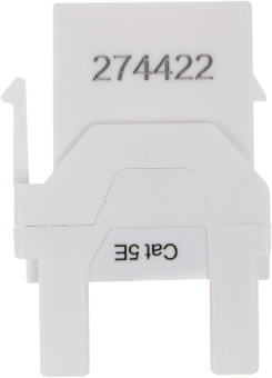 Модуль Hyperline KJ8-8P8C-C5E-180-WH информ. KeystoneRJ45 кат.5E UTP бел. (упак.:1шт) - купить недорого с доставкой в интернет-магазине