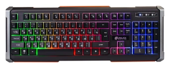 Клавиатура Оклик 710G BLACK DEATH черный/оранжевый USB Multimedia for gamer LED (476393) кабель 1.5м - купить недорого с доставкой в интернет-магазине