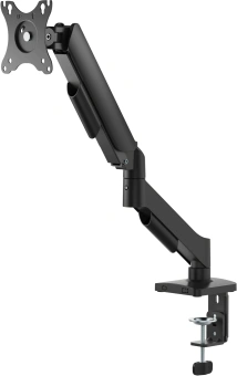 Кронштейн для мониторов Ultramounts UM739 черный 17"-32" макс.9кг крепление к столешнице поворот и наклон - купить недорого с доставкой в интернет-магазине