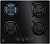 Газовая варочная поверхность Electrolux EGT6242NVK черный
