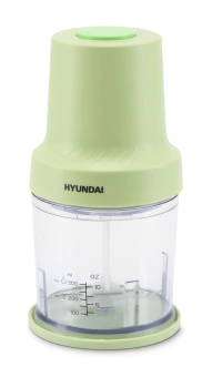 Измельчитель электрический Hyundai HYC-P3128 0.8л. 300Вт салатовый/белый - купить недорого с доставкой в интернет-магазине