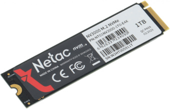 Накопитель SSD Netac PCI-E 3.0 x4 1Tb NT01NV3000-1T0-E4X NV3000 M.2 2280 - купить недорого с доставкой в интернет-магазине
