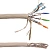 Кабель Lanmaster LAN-6ESFTP-HFLT-GY кат.6 S/FTP 4 пары 23AWG 100Om нг(А)-HF внутренний 305м серый