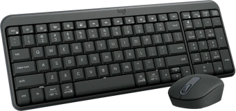 Клавиатура + мышь Logitech Wireless MK250 Compact клав:графитовый мышь:графитовый USB беспроводная Multimedia (920-013853) - купить недорого с доставкой в интернет-магазине