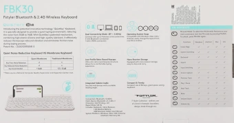 Клавиатура A4Tech Fstyler FBK30 белый USB беспроводная BT/Radio slim Multimedia (FBK30 WHITE) - купить недорого с доставкой в интернет-магазине