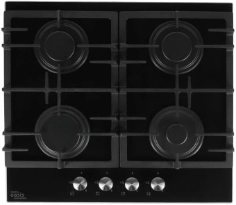 Газовая варочная поверхность Oasis P-GEB черный - купить недорого с доставкой в интернет-магазине
