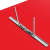 Папка метал.пруж.скоросш. Бюрократ -PZ05PRED A4 пластик 0.5мм торц.наклейка красный - купить недорого с доставкой в интернет-магазине
