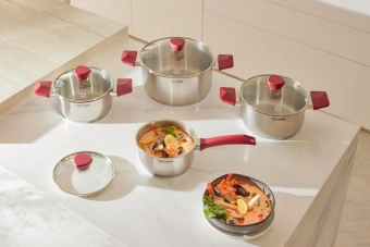 Набор посуды Rondell Strike RDS-818 8 предметов - купить недорого с доставкой в интернет-магазине