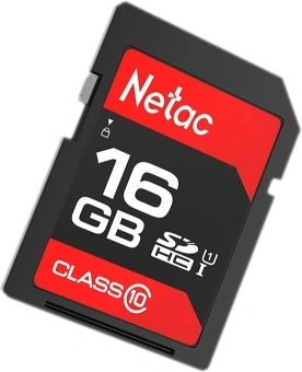 Флеш карта SDHC 16GB Netac NT02P600STN-016G-R P600 w/o adapter - купить недорого с доставкой в интернет-магазине