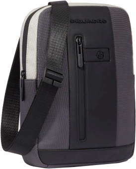 Сумка Piquadro Brief2 Special CA1816BR2S/GRN серая/черная нейлон/натур.кожа - купить недорого с доставкой в интернет-магазине