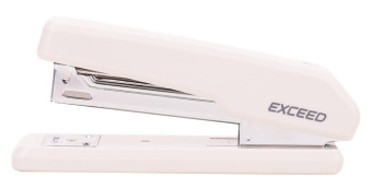 Степлер Deli E0300WHITE Exceed 24/6 26/6 (25листов) белый 100скоб металл/пластик коробка - купить недорого с доставкой в интернет-магазине
