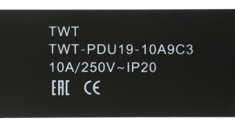 Блок распределения питания Lanmaster TWT-PDU19-10A9C3 гор.размещ. 9xC13 базовые 10A без вилки - купить недорого с доставкой в интернет-магазине