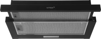 Вытяжка встраиваемая Vitek VT-TH 6020 BK черный управление: кулисные переключатели (1 мотор) - купить недорого с доставкой в интернет-магазине