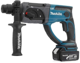 Перфоратор Makita DHR202RF патрон:SDS-plus уд.:1.9Дж аккум. (кейс в комплекте) - купить недорого с доставкой в интернет-магазине