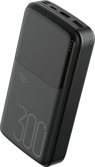 Мобильный аккумулятор Itel IPP-85 30000mAh 2.1A черный - купить недорого с доставкой в интернет-магазине