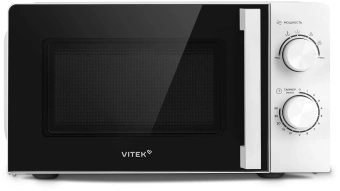 Микроволновая Печь Vitek VT-MW0120 20л. 700Вт белый/серебристый - купить недорого с доставкой в интернет-магазине