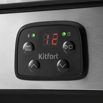 Йогуртница Kitfort КТ-2089 30Вт 8б. 180мл упр.:электрон. серебристый/черный - купить недорого с доставкой в интернет-магазине