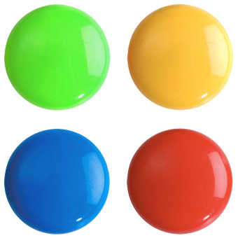 Магнит Silwerhof Classic для досок пластик ассорти d40мм круглый (упак.:4шт) - купить недорого с доставкой в интернет-магазине