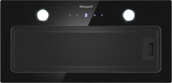 Вытяжка встраиваемая Weissgauff Dubhe 600 Touch черный управление: кнопочное (1 мотор) - купить недорого с доставкой в интернет-магазине