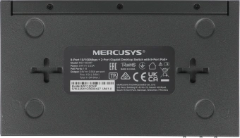 Коммутатор Mercusys MS110CMP (L2) 8x100Мбит/с 2x1Гбит/с 8PoE+ 115W неуправляемый - купить недорого с доставкой в интернет-магазине