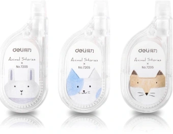 Лента коррект. для ленты корректирующей Deli 7205 блистер - купить недорого с доставкой в интернет-магазине