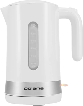 Чайник электрический Polaris PWK 1803C 1.8л. 2200Вт белый корпус: пластик - купить недорого с доставкой в интернет-магазине