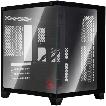 Корпус Bloody BD-CC105 черный без БП mATX 5x120mm 1xUSB2.0 1xUSB3.0 audio bott PSU - купить недорого с доставкой в интернет-магазине