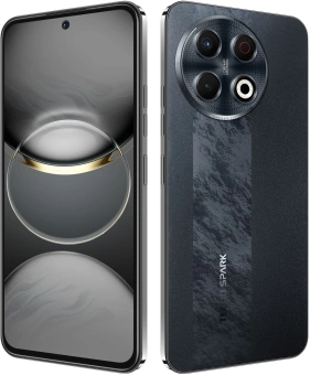 Смартфон Tecno Spark 30 Pro 256Gb 8Gb черный моноблок 3G 4G 2Sim 6.78" 1080x2436 Android 14 108Mpix 802.11 a/b/g/n/ac NFC GPS GSM900/1800 Protect FM microSD max1024Gb - купить недорого с доставкой в интернет-магазине