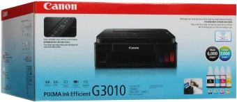 МФУ струйный Canon Pixma G3010 (2315C012) A4 WiFi черный - купить недорого с доставкой в интернет-магазине
