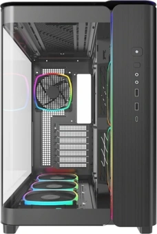Корпус Montech King 95 Pro черный без БП ATX 7x120mm 2x140mm 2xUSB3.0 audio bott PSU - купить недорого с доставкой в интернет-магазине