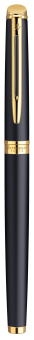 Ручка роллер Waterman Hemisphere (CWS0920750) Matte Black GT F черн. черн. подар.кор. - купить недорого с доставкой в интернет-магазине