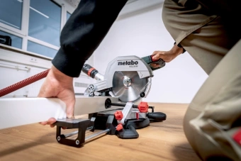 Торцовочная пила Metabo KS 216 M Set 1100Вт 5000об/мин d=216мм - купить недорого с доставкой в интернет-магазине