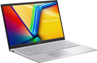Ноутбук Asus Vivobook 15 X1504VA-BQ4060 Core 3 100U 16Gb SSD512Gb Intel Graphics 15.6" IPS FHD (1920x1080) без ОС silver WiFi BT Cam (90NB13Y2-M03600) - купить недорого с доставкой в интернет-магазине