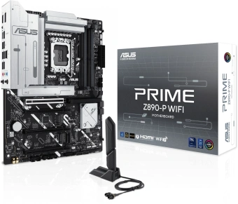 Материнская плата Asus PRIME Z890-P WIFI Soc-1851 Intel Z890 4xDDR5 ATX AC`97 8ch(7.1) 2.5Gg RAID+HDMI+DP - купить недорого с доставкой в интернет-магазине