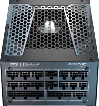 Блок питания Seasonic ATX 1600W Prime TX-1600 Gen.5 80+ titanium (20+4pin) APFC 135mm fan 18xSATA Cab Manag RTL - купить недорого с доставкой в интернет-магазине