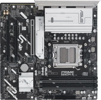 Материнская плата Asus PRIME B840M-A-CSM SocketAM5 AMD B840 4xDDR5 mATX AC`97 8ch(7.1) 2.5Gg RAID+VGA+HDMI+DP - купить недорого с доставкой в интернет-магазине