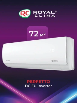 Сплит-система Royal Clima Perfetto DC EU Inverter RCI-PF75HN белый - купить недорого с доставкой в интернет-магазине