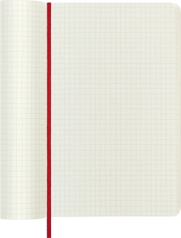 Блокнот Moleskine CLASSIC SOFT QP617F2 Large 130х210мм 192стр. клетка мягкая обложка красный - купить недорого с доставкой в интернет-магазине